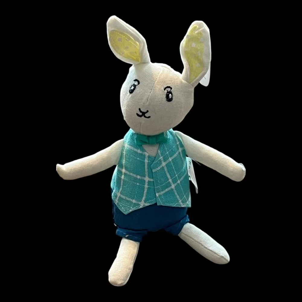 Target Easter Bunny Sit-About Plush Set White Brown 234280243 NEW